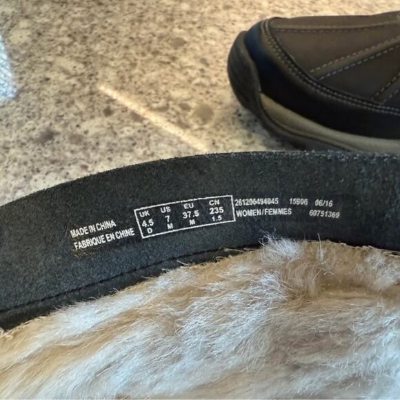 Clark’s‎ Women’s Mid Calf Black Mazlyn Mill Faux Fur Lined Winter Boots-Size 7M - Picture 7 of 10